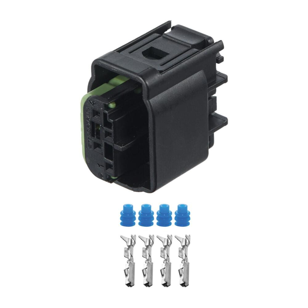 Роз'єм конектор 4-кон., Дат, Давления В Шинах, 968399-1, 8E0971934, 1-967640-1, TE, VAG Audi, BMW, Bugatti, Porsche, Seat 40642 Київ - фото 1