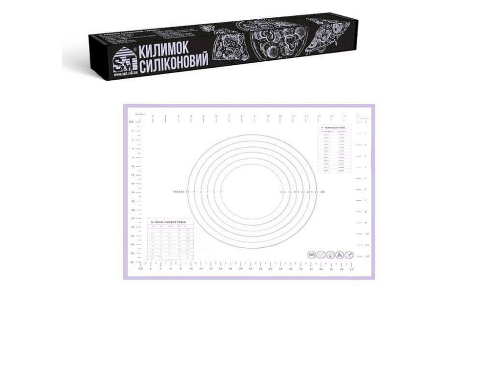 Килимок силіконовій 50х40см Amist 3300-56 ТМ SNT Київ - фото 1