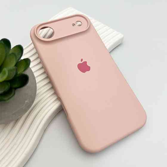 Чохол для смартфона Silicone Full Case AA Camera Protect for Apple iPhone 17 Air 15,Pink Sand Київ