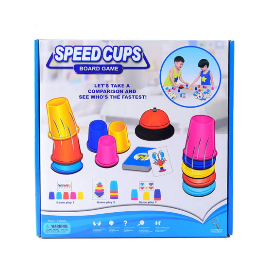 Гра настільна для дітей "Швидкісні ковпачки", гра для дітей від 2 років, інтерактивна гра Кам'янець-Подільський