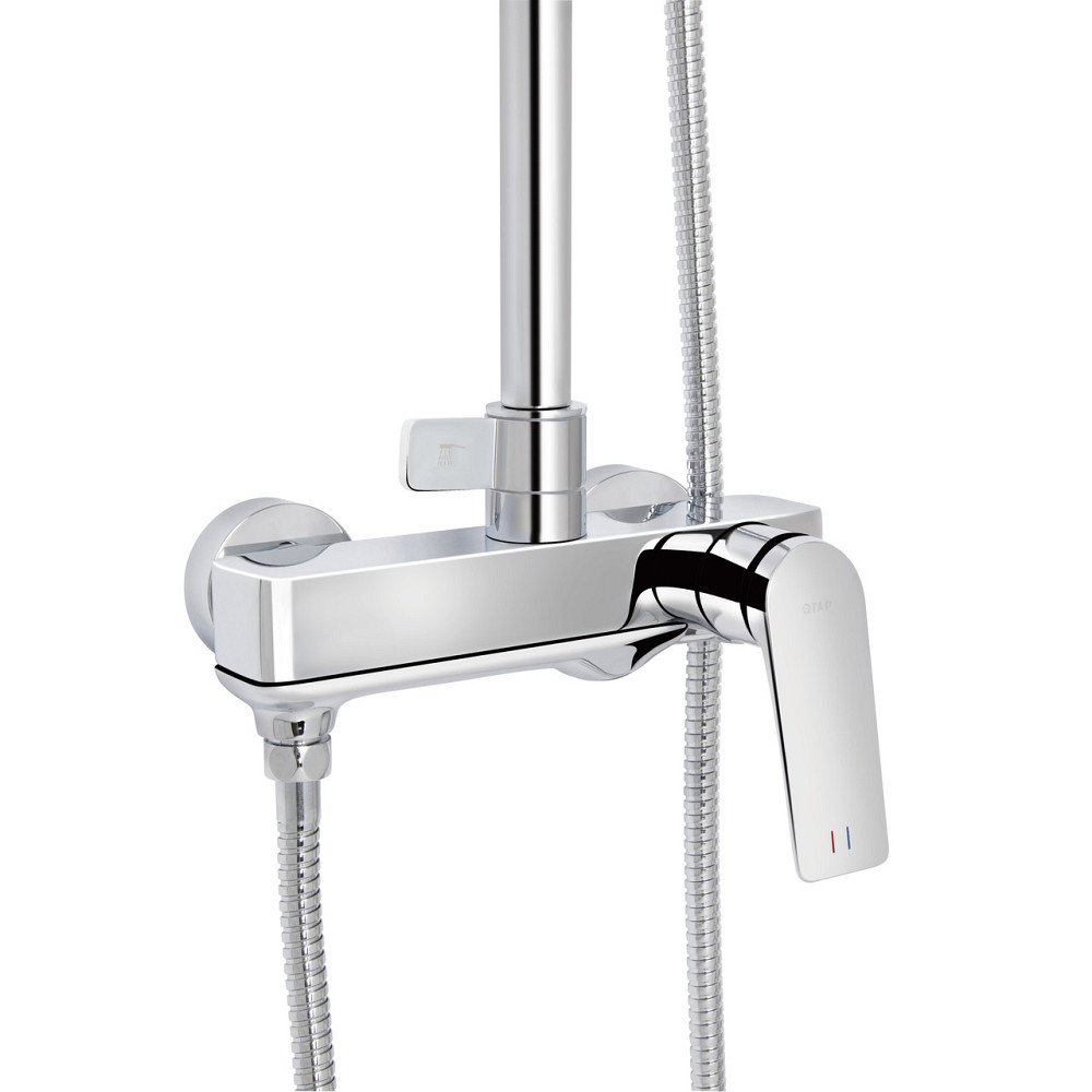 Душова система універсальна Qtap Vlasta New на три споживачі (з виливом) QTVLA111CRM45650 Chrome Київ - фото 10