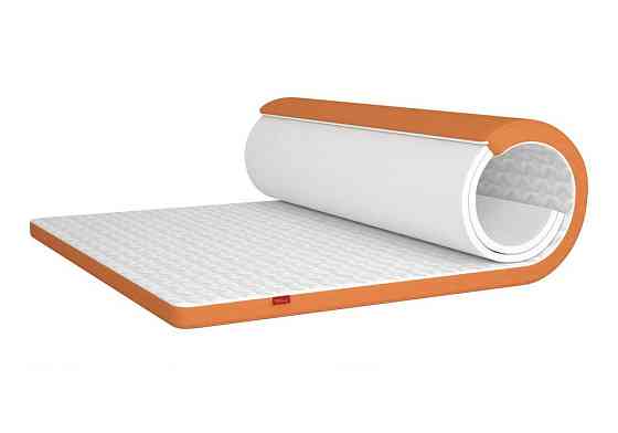 Матрац MatroLuxe Flip Street Roll 120x200 Біло-помаранчевий Київ