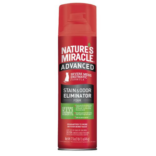 Засіб 8in1 Nature_s Miracle Advanced Cat Stain and Odor Foam для усунення плям та запахів з посиленою формулою 518 мл Київ - фото 1