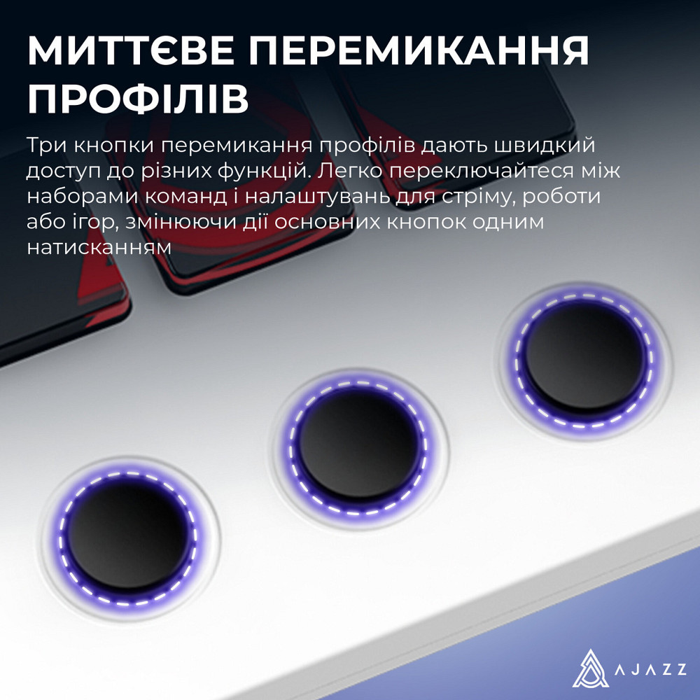 Контролер для стримінгу Ajazz AKP03E USB White ( 15931 ) Харків - фото 7
