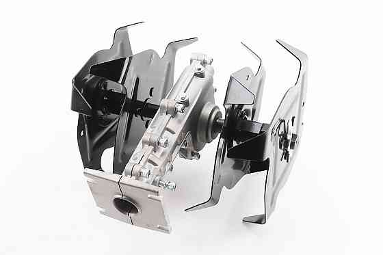 Культиватор (фреза-пластина) D-28mm, 9T, ширина захвата 240mm з металевим захистом Київ