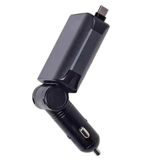 Shenzhen Автомобільний зарядний пристрій LED-проекція, зі швидкою зарядкою та висувним кабелем Коломия