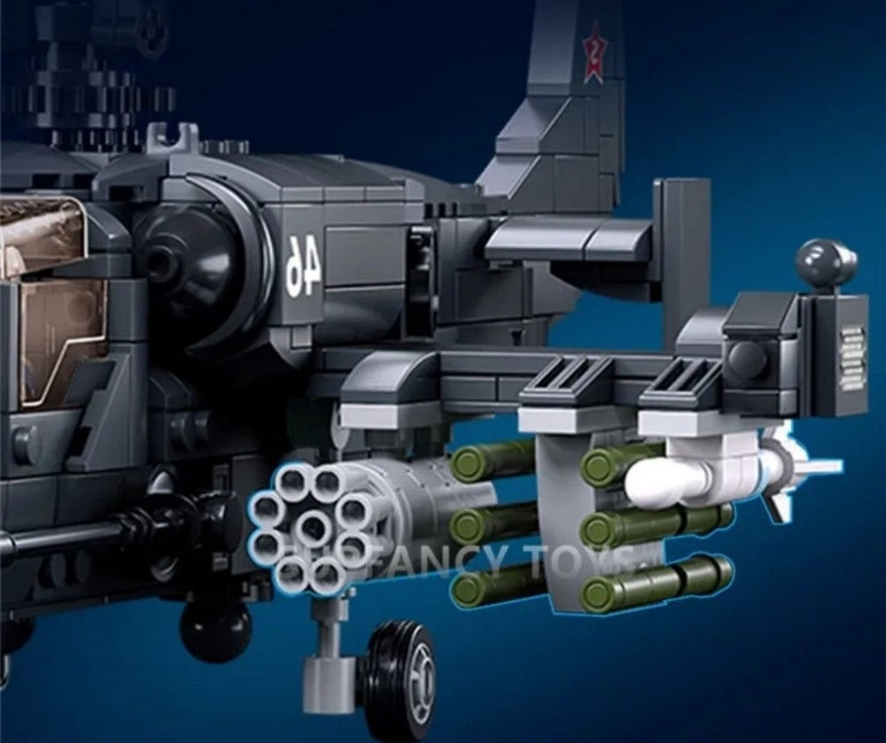 Конструктор модель бойовий вертоліт КА 52 Sluban 913 шт. блоків Lego. Харків - фото 3