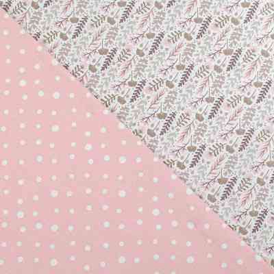 Постельное белье Home Line Цветение трав/Горох розовый бязь полуторный (176186) Винница