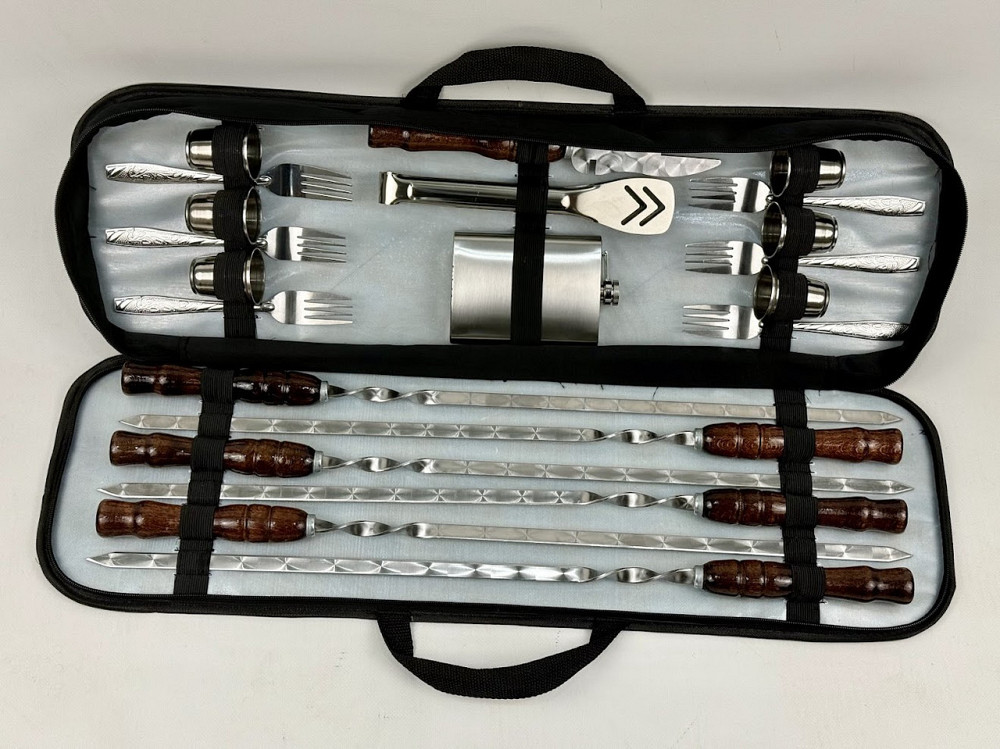 Подарунковий набір шампурів у чохлі Подарунковий набір шампурів ПЛАНШЕТ HAPPY DAYS Тернопіль - фото 8