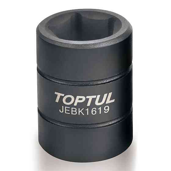 Головка 1/2" п'ятигранна 19 мм (для гальмівних систем Bendix) TOPTUL JEBK1619 Чернігів