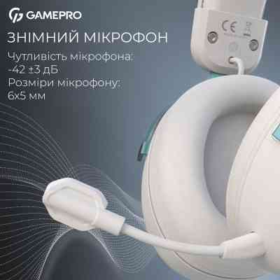 Навушники GamePro Asgard Freya Pro Wireless White/Blue (HSW201WB) Вінниця
