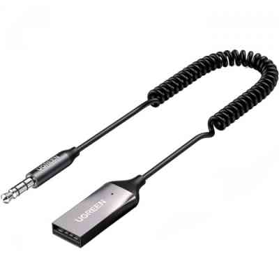 FM модулятор Ugreen Bluetooth 5.0 Aux with mic CM309 UGREEN Black (70601) Винница