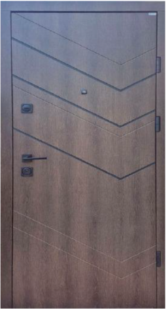 Двері вхідні Бастіон  Тріо Елегант 6 Дрімвуд темний 860х2050 мм Київ