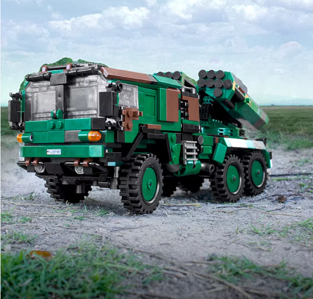 Конструктор детский Войнная машина LARS 2 артиллерийская установка на 986 деталей Каменец-Подольский - изображение 7