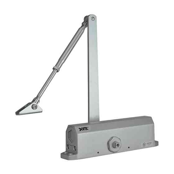 Дверний доводчик Dortec DT-514H Silver з фіксацією дверей у відчиненому положенні (63-00003) Київ