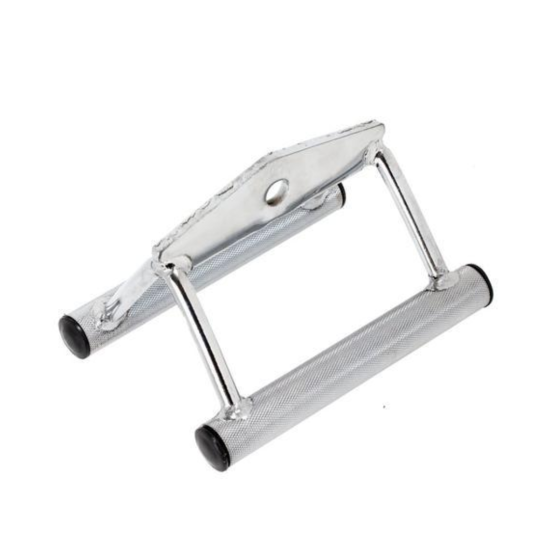 Ручка для тяги York Fitness подвійна (вузький паралельний хват), хром Киев