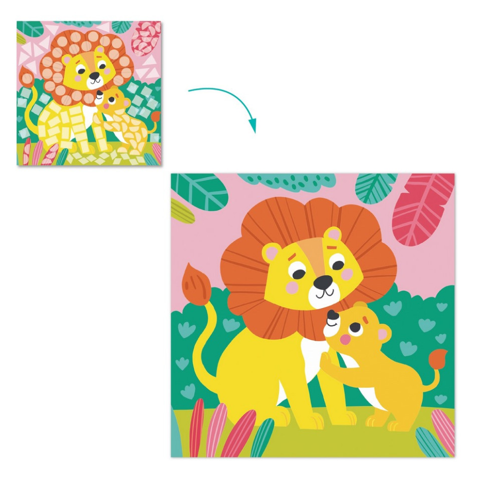 Детский набор для творчества мозаика 