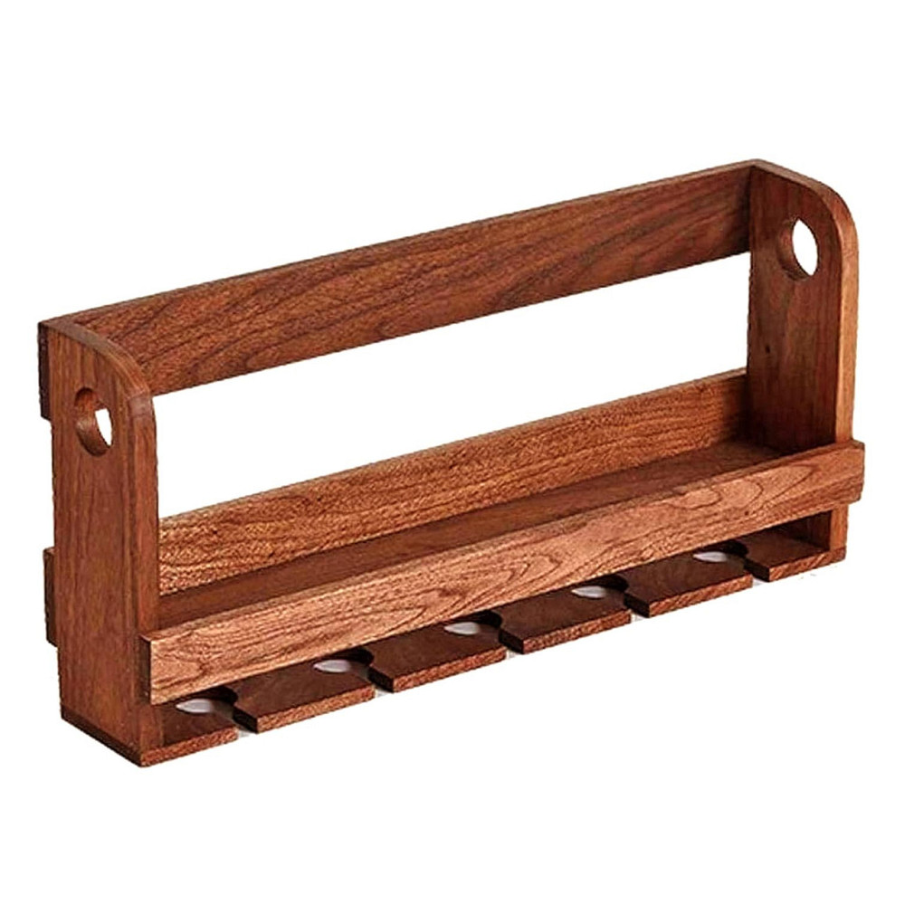 Настінна винна полиця "Тендо" шафран Миколаїв - фото 1