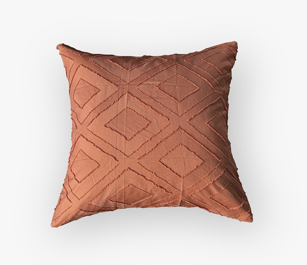 Ecotton Комплект декоративних наволочок Ecotton 45х45 см на змійці Orange помаранчевий Киев - изображение 1