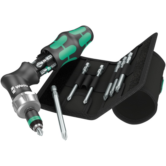 Кутова викрутка Wera магазин для біт в ручці PH/PZ/Torx (25мм)+подовжені біти PH/PZ/Torx (89мм), 05051031001 Одеса