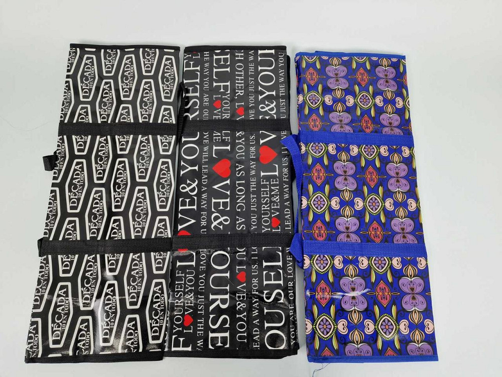 Сумка господарська, поліпропіленова, з кольоровим малюнком No3 Кольорова (60x44x18) (1 шт.) Харків - фото 2