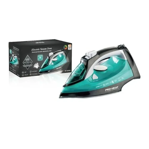 Праска Domotec/RAF R-1234G 2200W керамічна підошва, бак 320 мл Київ - фото 2