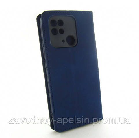 Чехол книжка Xiaomi Redmi 10C Poco C40 C55 (синий) Одесса - изображение 2