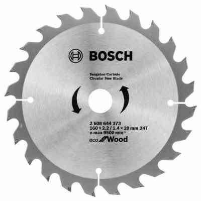 Диск пильний Bosch пиляльний Eco for WO 160x20/16-24T (2.608.644.373) Вінниця