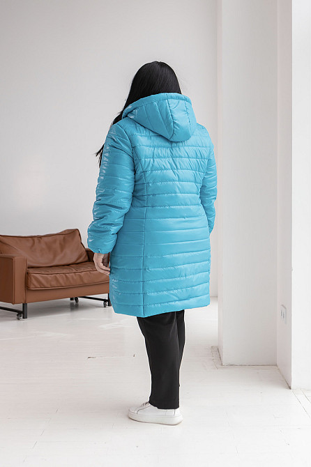 Женская демисезонная удлиненая куртка курточка больших размеров. 54-78р Киев - изображение 4