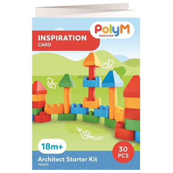 Конструктор PolyM Архітектор 30 деталей (760005) Харків - фото 7