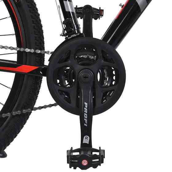 Велосипед MTB2602-2, 26 дюймів, алюмінієва рама 13 Shimano 21SP чорно-червоний Вінниця