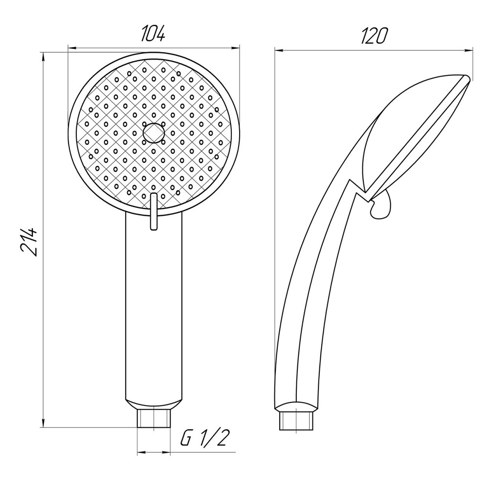 Душова лійка Globus Lux NSF-580-1-LUX Blister Київ - фото 6
