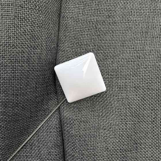 Магніти для штор і гардин Квадрат набір 2 шт Білий (81-279) Київ