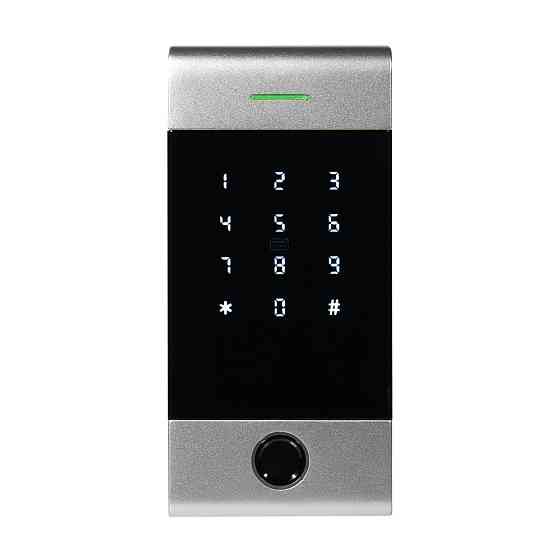 Клавіатура з Bluetooth, з контролером, зчитувачем відбитків пальців та карт Mifare Trinix TRK-1206BTFW Silver (71-00073) Київ