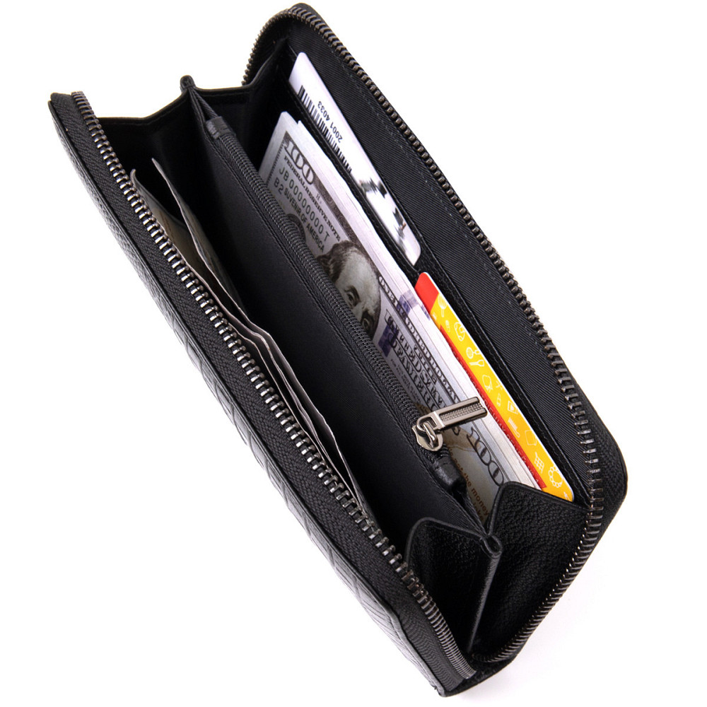 Клатч мужской под рептилию Черное (Vintage) Киев - изображение 1