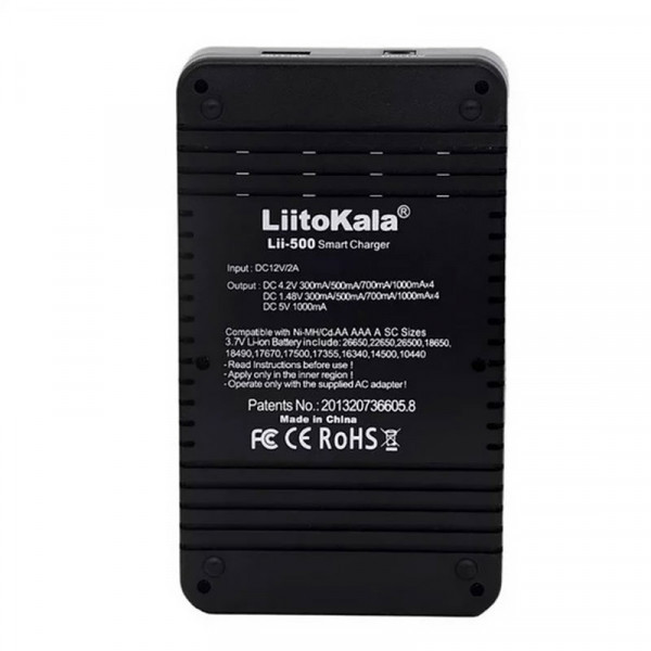Зарядний пристрій LiitoKala Lii-500, 4x(Lion/NiMH/NiCd), Power Bank, discharge function (Lii-500) Киев - изображение 6
