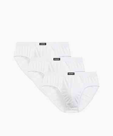 Трусы мужские классика белые Atlantic Basic 3BMP-006 Киев