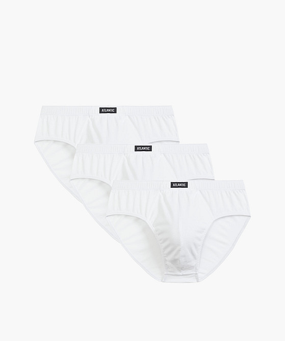 Трусы мужские классика белые Atlantic Basic 3BMP-006 Киев - изображение 5