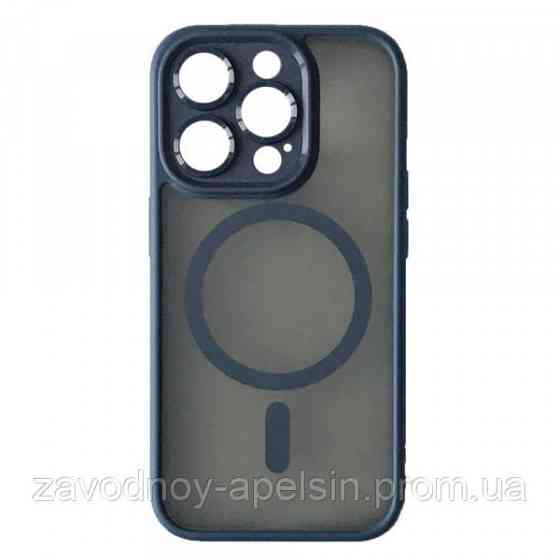 Iphone 15 Pro Матовий чохол Захист камери Rock (Magsafe) Одеса