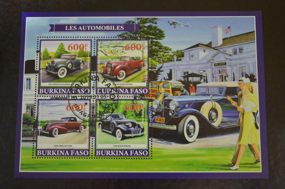 Буркина Фасо. Марки. Личности. Транспорт. Блок. 2019 год (В-4) Полтава - изображение 1