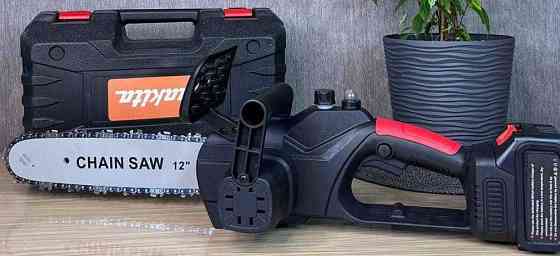 Аккумуляторная цепна пила 12 дюймов в кейсе / Електропилка / 2 аккум. Харьков