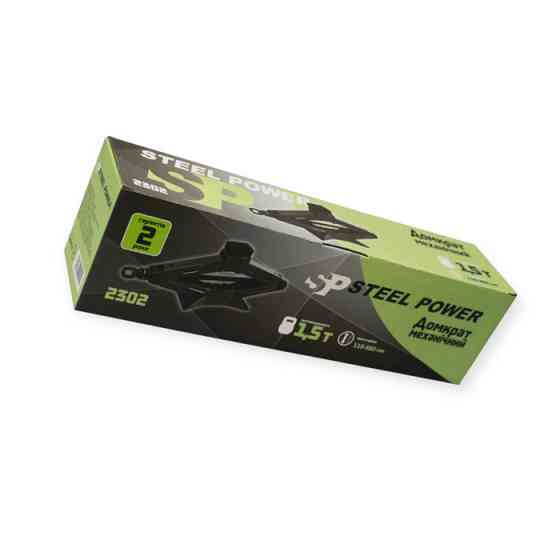 Домкрат ромбовий 1,5т, 110-360 мм, гумова опора Steel Power Мукачево