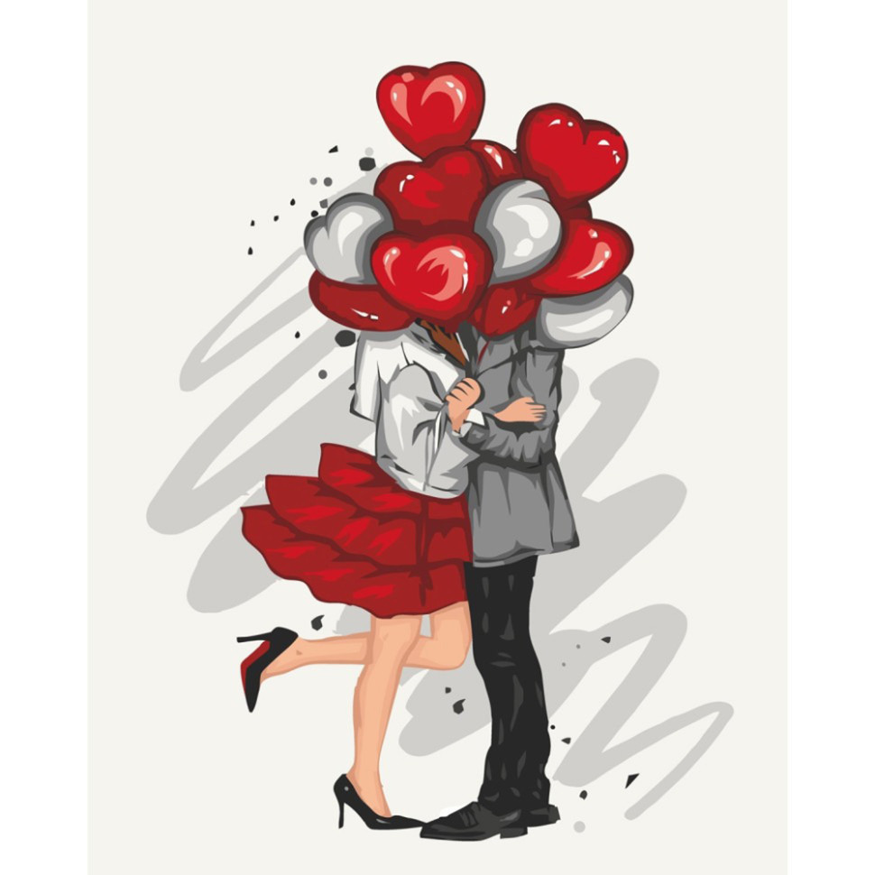 Картина за номерами "Зустріч закоханих" 10177-AC 40х50 см Вінниця - фото 1