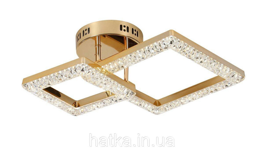 Люстра светодиодная акриловая VALESO 2726/1+1 GD 25W*2 Киев - изображение 1