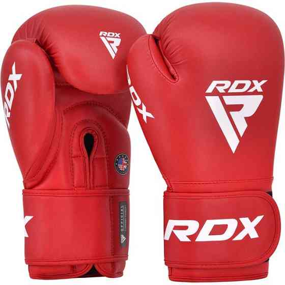 Боксерські рукавиці RDX AS2 RED-12 унцій (капа в комплекті) Кам'янське