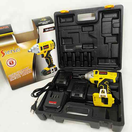 Гайковерт професійний акумуляторний 20.4 В, 250 Нм Boxer SR-022 для автосервісу LJ-78 Львів