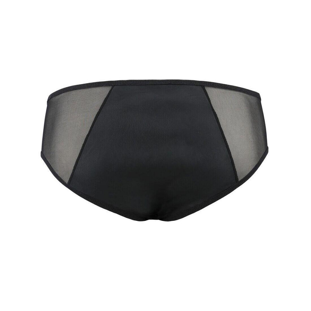 Мужские слипы на молнии Passion 042 SLIP TIMMY L/XL Black, экокожа, сетка Sex Aura Киев - изображение 6