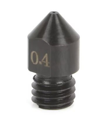 Сопло MK8 из закаленной стали 0,4 мм  (JUUPINE ) Киев - изображение 1