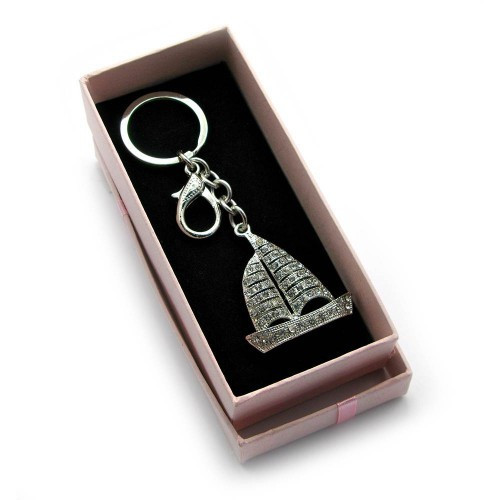 Брелок со стразами Парусник Киев - изображение 1