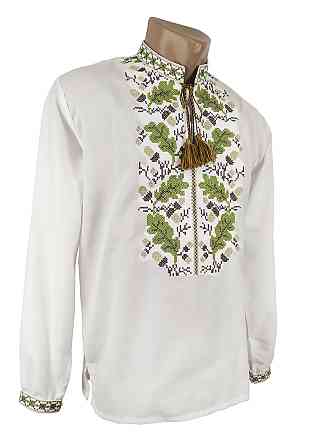 Чоловіча вишиванка з яскравим орнамент  Дубки. Київ